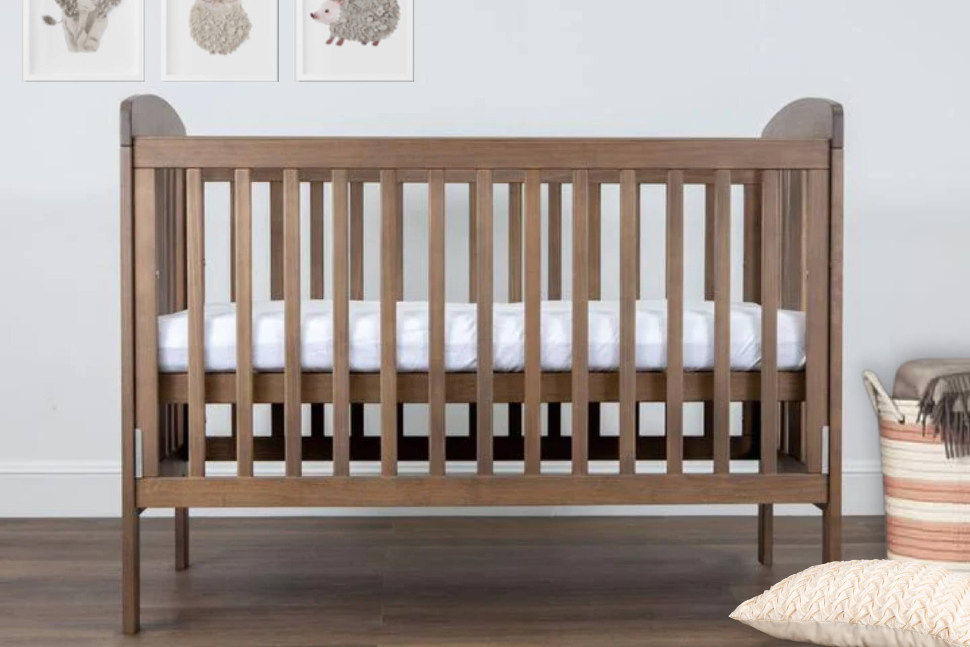 Grotime Pearl Dropside Cot Baby Cot to Sofa Bed Bambini Prams